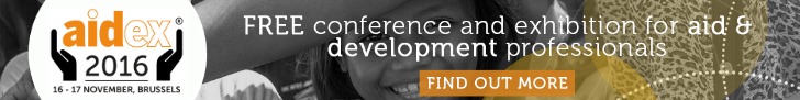 Aidex 2016 - FREE Conference and exhibition for aid & development professionals